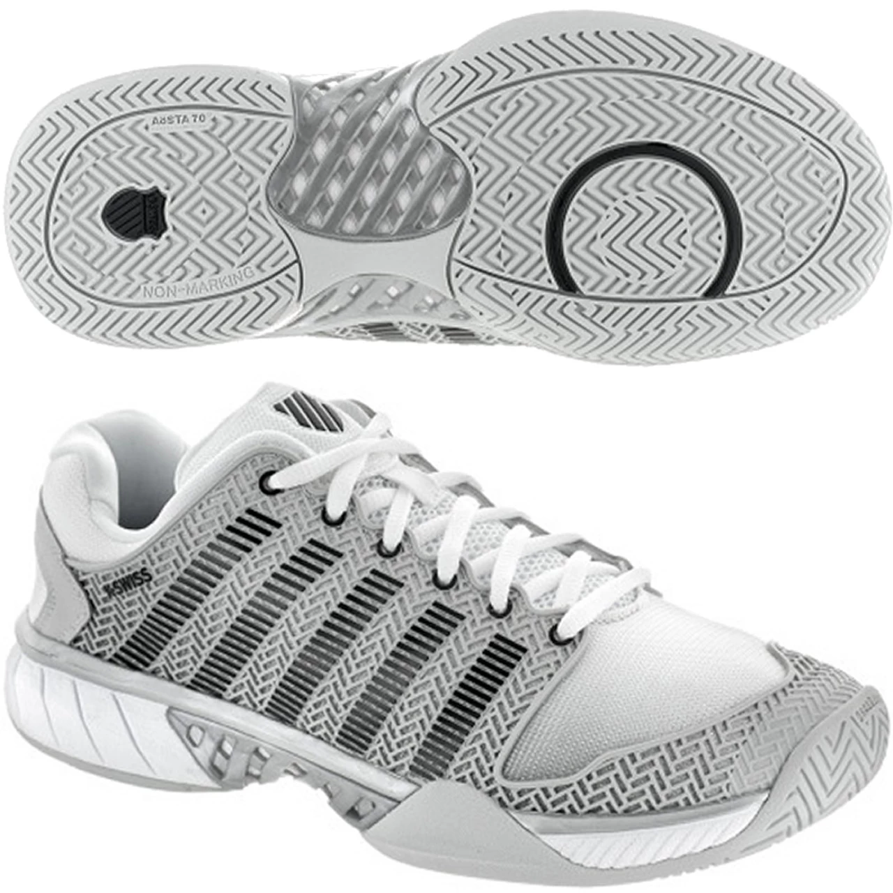 K-Swiss Hypercourt Express Men, Glacier Gray/White (Original) 1 K-Swiss Hypercourt Express Men, Glacier Gray/White (Original)