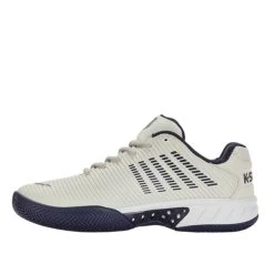 K-Swiss Hypercourt Express 2 Men, Gray/Navy 2E WIDE (Extra Width) -Tennis Tactics 06806090b 59640.1673992296