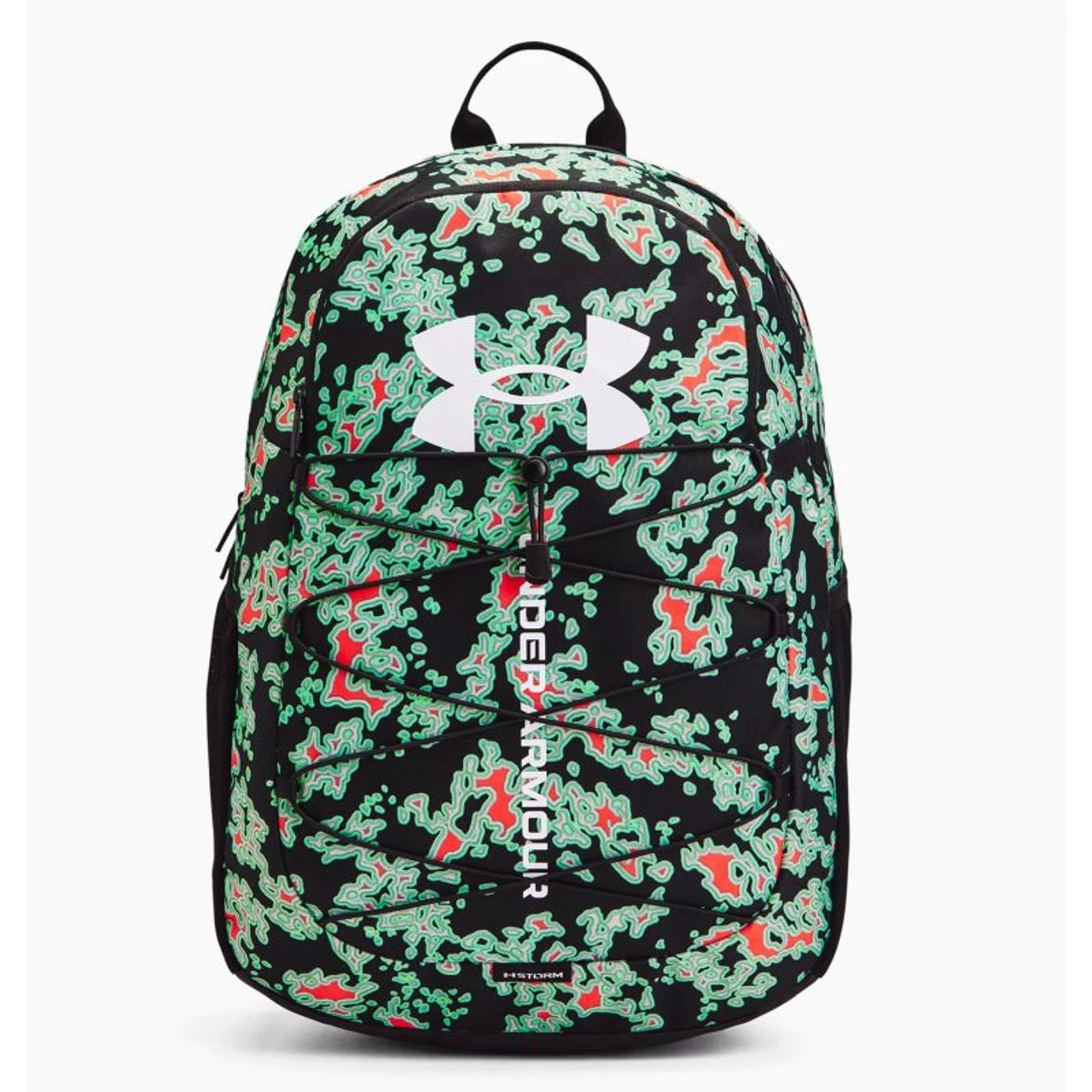 Under Armour Hustle Sport Backpack, Blk/Grn/Red 1 Under Armour Hustle Sport Backpack, Blk/Grn/Red