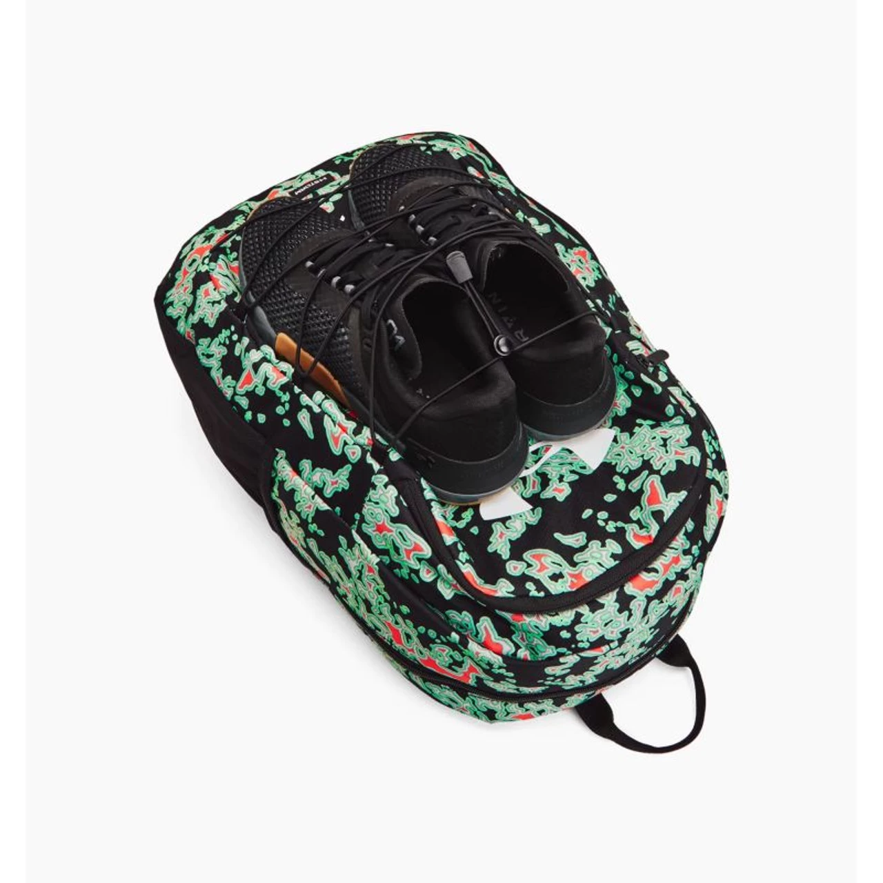 Under Armour Hustle Sport Backpack, Blk/Grn/Red 2 Under Armour Hustle Sport Backpack, Blk/Grn/Red - Image 2