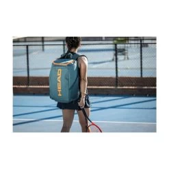 Head Pro Backpack 2023, Green/Orange -Tennis Tactics 260233b 76755.1676048584