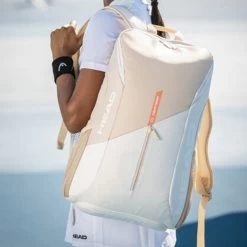 Head Tour Backpack 2023, Cream -Tennis Tactics 260843b 40828.1676045531
