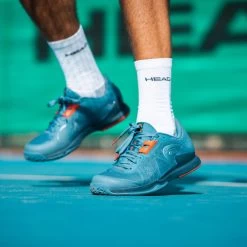 HEAD Sprint Pro 3.5 Men, Steel Blue/Orange -Tennis Tactics 273042c 38497.1651682689