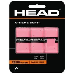 HEAD Xtremesoft Overgrips, 3-Pack, Colors -Tennis Tactics 285104pink 45881.1650341340