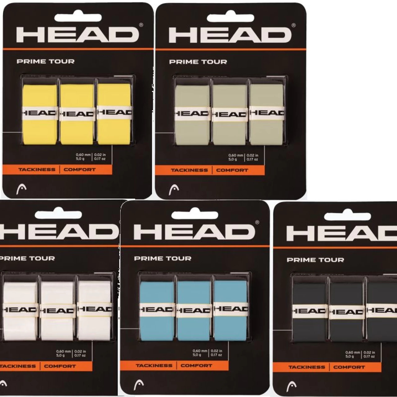 HEAD Prime Tour Overgrip, 3 Pack 2 HEAD Prime Tour Overgrip, 3 Pack - Image 2