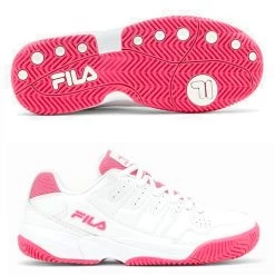 Fila Double Bounce Ladies, Wht/Pink For Pickleball / Tennis / Paddle 7 Fila Double Bounce Ladies, Wht/Pink For Pickleball / Tennis / Paddle -Tennis Tactics 5PM00001MAIN 87513.1650348022