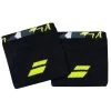 Babolat Wristbands 2023, Black/Gray/Yellow