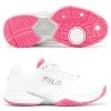 Fila Volley Zone Ladies, White/Pink For Pickleball / Tennis / Paddle 2022 (RUNS WIDE)