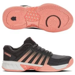 K-Swiss Express Light Pickleball, Women, Ashpalt/Peach