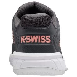 K-Swiss Hypercourt Express 2 Ladies WIDE, Ashpalt/Peach