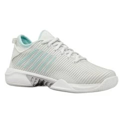 K-Swiss Hypercourt Supreme Women, Gray/Blue -Tennis Tactics 96615084c 93215.1650347226