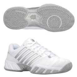 K-Swiss Bigshot Light 4 Women's, White/Gray/Silver