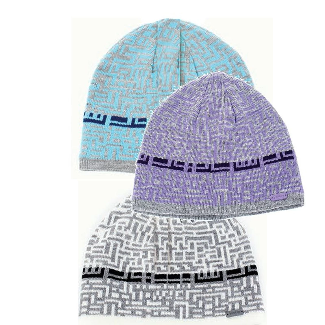 Ladies Insulated Knit Hat, Maze 1 Ladies Insulated Knit Hat, Maze