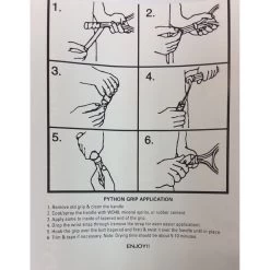 Python Rubber Racquetball Grip -Tennis Tactics PythonInstrux 60256.1650341797