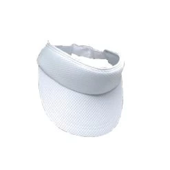 Mesh No Logo Visor, White 5 Mesh No Logo Visor, White -Tennis Tactics VIS1 11343.1650342403