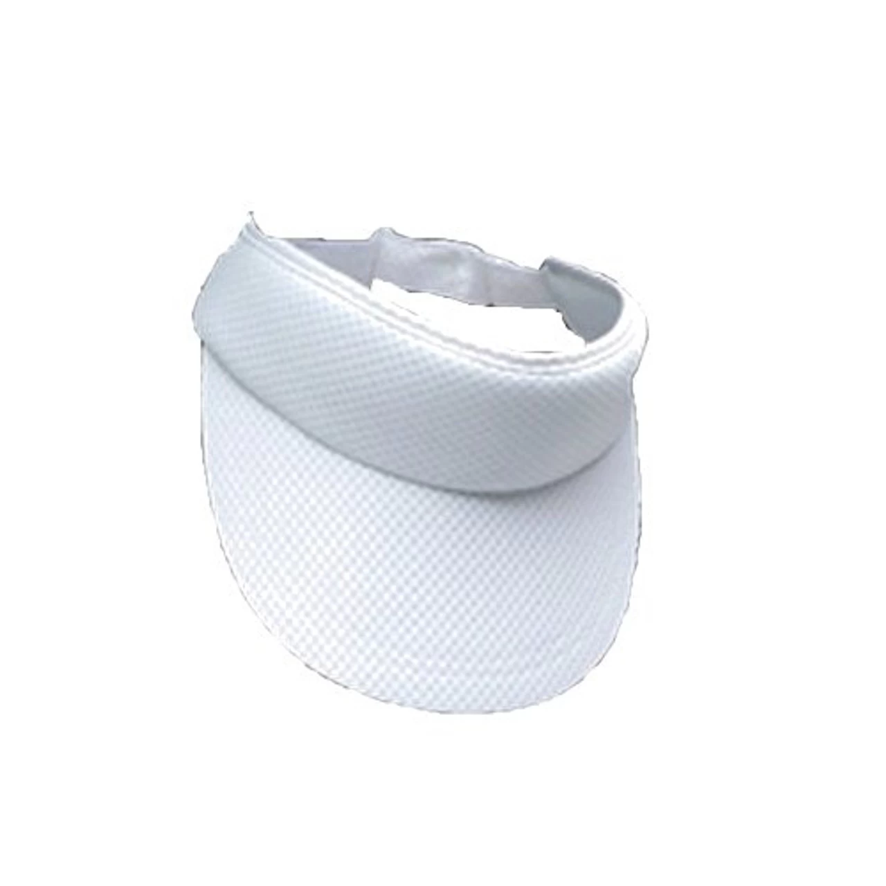 Mesh No Logo Visor, White 3 Mesh No Logo Visor, White - Image 3