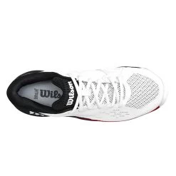 Wilson Rush Pro Ace Men 2E Wide, White/Black/Poppy -Tennis Tactics WRS328340b 43025.1659791414