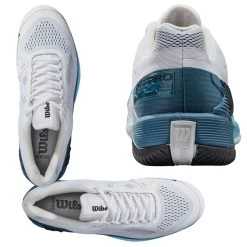 Wilson Rush Pro 4.0 Men, Wht/Gray/Blue 5 Wilson Rush Pro 4.0 Men, Wht/Gray/Blue -Tennis Tactics WRS328600b 78141.1666293570