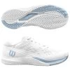 Wilson Rush Pro Ace Ladies WIDE WIDTH, White/Baby Blue
