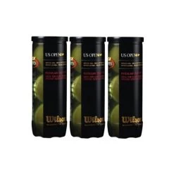 Wilson US Open Regular Duty Tennis Balls, 3 Cans