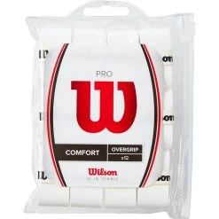 Wilson Pro Overgrip, 12 Pack - White Or Black