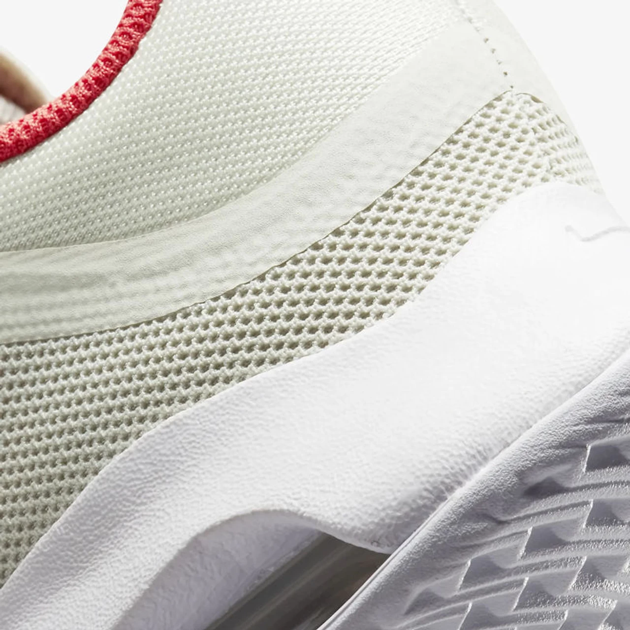 Nike Air Max Volley Ladies, Bone / Red 3 Nike Air Max Volley Ladies, Bone / Red - Image 3