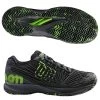 Wilson Kaos 2.0 Jr Court Shoe, Black/Green